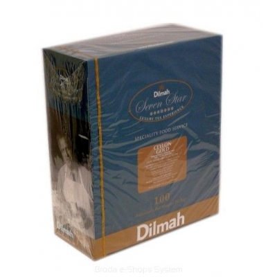 Herbata Dilmah CEYLON GOLD, koperty 100x2g